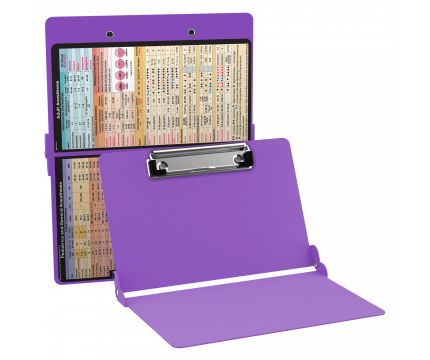WhiteCoat Clipboard® - Lilac Anesthesia Edition