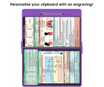 WhiteCoat Clipboard® - Lilac Respiratory Edition