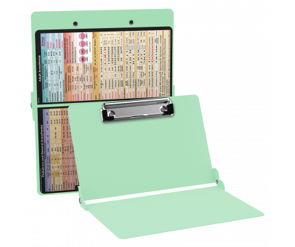 WhiteCoat Clipboard® - Mint Anesthesia Edition