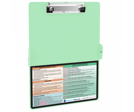 Whitecoat Clipboard Physical Therapy Edition - Mint Green Medical Reference Clipboard