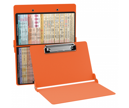 WhiteCoat Clipboard® - Orange Anesthesia Edition