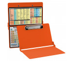 WhiteCoat Clipboard® - Orange Chemistry Edition