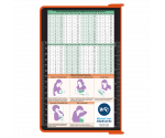 WhiteCoat Clipboard® - Orange Lactation Consultant Edition