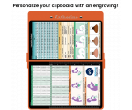 WhiteCoat Clipboard® - Orange Lactation Consultant Edition