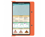 WhiteCoat Clipboard® - Orange Lactation Consultant Edition