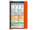 WhiteCoat Clipboard® - Orange Pharmacy Edition