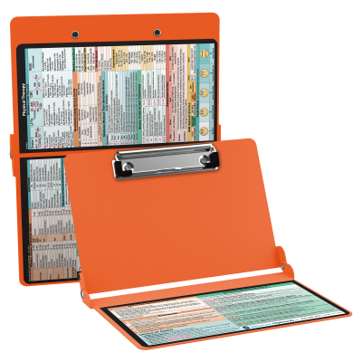 WhiteCoat Clipboard® - Orange Physical Therapy Edition