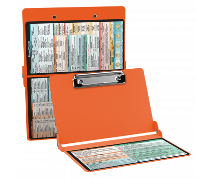WhiteCoat Clipboard® - Orange Physical Therapy Edition