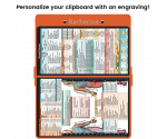 WhiteCoat Clipboard® - Orange Physical Therapy Edition