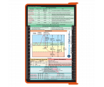 WhiteCoat Clipboard® - Orange Respiratory Edition