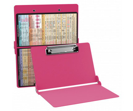 WhiteCoat Clipboard® - Pink Anesthesia Edition