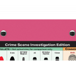 WhiteCoat Clipboard® - Pink Crime Scene Investigation Edition