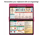 WhiteCoat Clipboard® - Pink Crime Scene Investigation Edition
