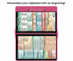 WhiteCoat Clipboard® - Pink Pharmacy Edition