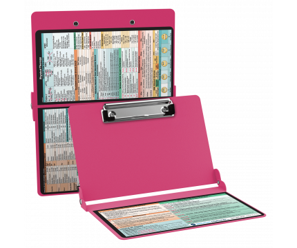 WhiteCoat Clipboard® - Pink Physical Therapy Edition