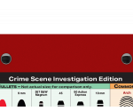 WhiteCoat Clipboard® - Red Crime Scene Investigation Edition