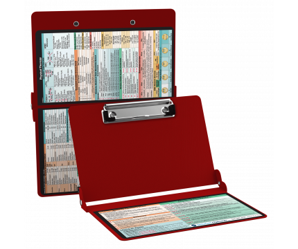 WhiteCoat Clipboard® - Red Physical Therapy Edition