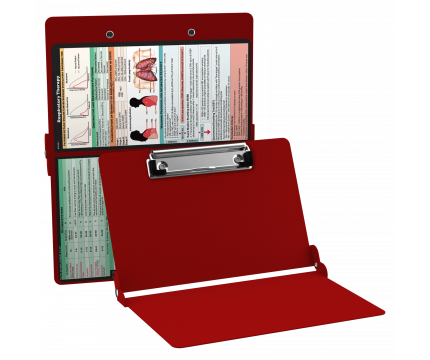 WhiteCoat Clipboard® - Red Respiratory Edition