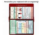 WhiteCoat Clipboard® - Red Respiratory Edition