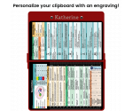 WhiteCoat Clipboard® - Red Speech Language Pathology Edition