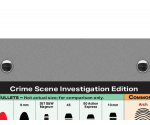 WhiteCoat Clipboard® - Silver Crime Scene Investigation Edition