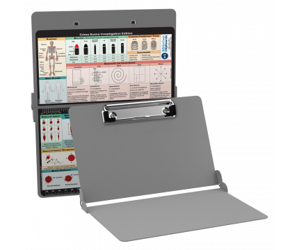 WhiteCoat Clipboard® - Silver Crime Scene Investigation Edition