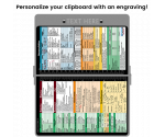 WhiteCoat Clipboard® - Silver Pharmacy Edition