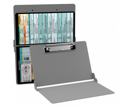 WhiteCoat Clipboard® - Silver Speech Language Pathology Edition