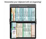 WhiteCoat Clipboard® - Silver Speech Language Pathology Edition