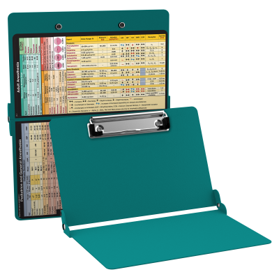 WhiteCoat Clipboard® - Teal Anesthesia Edition