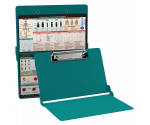 WhiteCoat Clipboard® - Teal Crime Scene Investigation Edition