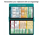 WhiteCoat Clipboard® - Teal Pharmacy Edition