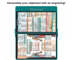 WhiteCoat Clipboard® - Teal Physical Therapy Edition