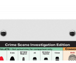 WhiteCoat Clipboard® - White Crime Scene Investigation Edition