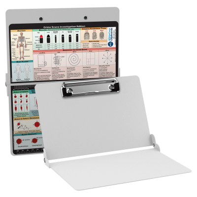 WhiteCoat Clipboard® - White Crime Scene Investigation Edition
