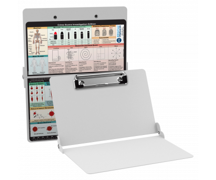 WhiteCoat Clipboard® - White Crime Scene Investigation Edition