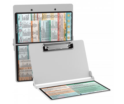 WhiteCoat Clipboard® - White Physical Therapy Edition