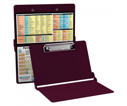 thumbnail image 2 of Whitecoat Clipboard Wine Anesthesia Edition - Folding Medical Clipboard With Reference Guides 2 of 10
