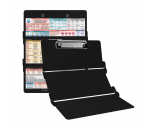 WhiteCoat Clipboard® Trifold - Black Anesthesia Edition