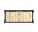 WhiteCoat Clipboard® Trifold - Black Anesthesia Edition