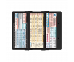 WhiteCoat Clipboard® Trifold - Blackout Anesthesia Edition