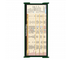 WhiteCoat Clipboard® Trifold - Green Anesthesia Edition