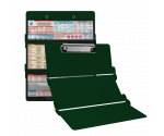 WhiteCoat Clipboard® Trifold - Green Anesthesia Edition