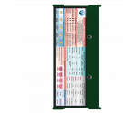 WhiteCoat Clipboard® Trifold - Green Anesthesia Edition