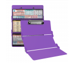 WhiteCoat Clipboard® Trifold - Lilac Anesthesia Edition