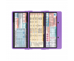 WhiteCoat Clipboard® Trifold - Lilac Anesthesia Edition