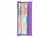 WhiteCoat Clipboard® Trifold - Lilac Anesthesia Edition