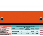 WhiteCoat Clipboard® Trifold - Orange Anesthesia Edition