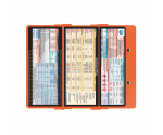 WhiteCoat Clipboard® Trifold - Orange Anesthesia Edition