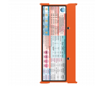 WhiteCoat Clipboard® Trifold - Orange Anesthesia Edition